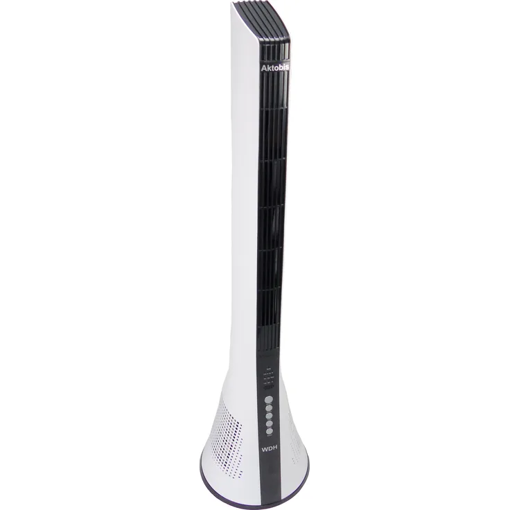 Aktobis Turmventilator WDH-TW1803 - Edles Design, hohe Qualität, Swing- und Timerfunktion