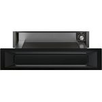 Smeg CPR915N Wärmeschublade, 15cm, Schwarz, Designlinie Victoria