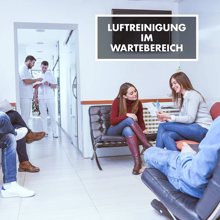 Gastroback 20100 AG+ AirProtect Luftreiniger, für Räume bis 50 m², Luftumwälzung 375 m³/h, 95 W, weiß – Bild 12