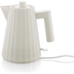 Alessi MDL06-1 W Elektrischer Wasserkocher, 1 Liter, aus thermoplastischem Harz, weiß