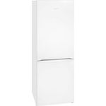 Exquisit KGC231-60-010E Kühl-Gefrierkombination, freistehend, weiß, LED, Breite 49 cm