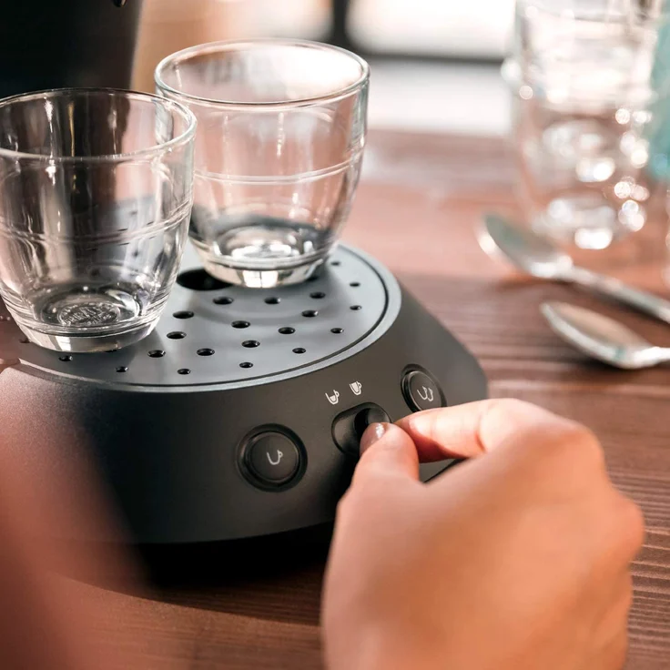 Philips CSA210-60 Senseo Original Plus Kaffeepadmaschine, 0,7 l Wassertank, Intense Black – Bild 4