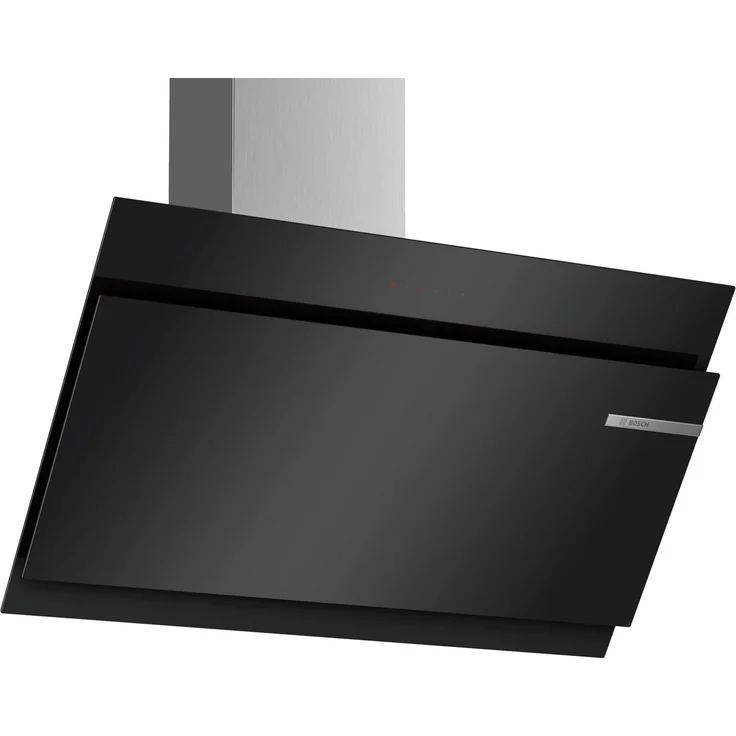 Bosch DWK97JM60 Serie 6, Wandhaube, Wandmontage, Breite 89 cm, Abzug und Umluft, Elektronische Steuerung, Intensivstufe, Schwarz – Bild 1