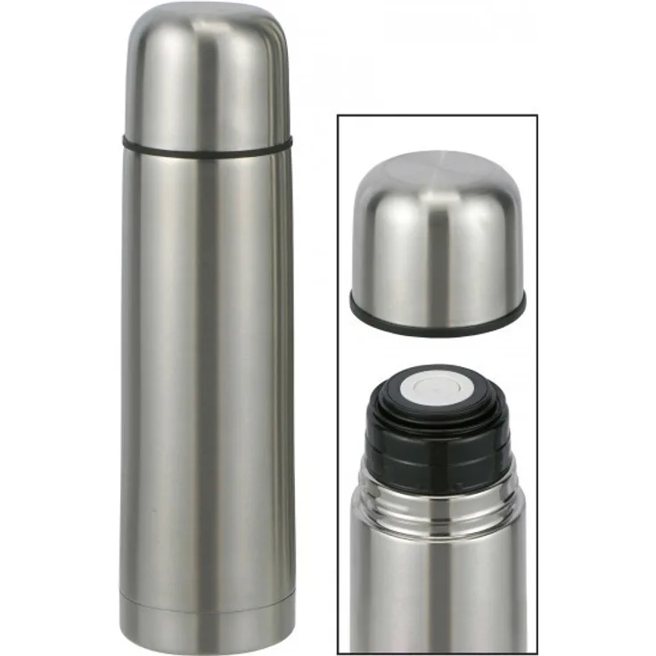 Edelstahl Isolierflasche Thermosflasche Thermoskanne 1,0L Doppelwa