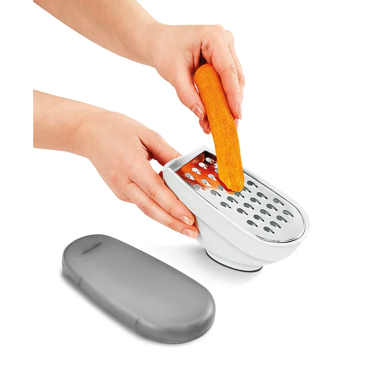 Metaltex 199709080 Box-Reibe mit Aufbewahrung, Kunststoff, Edelstahl – Bild 4