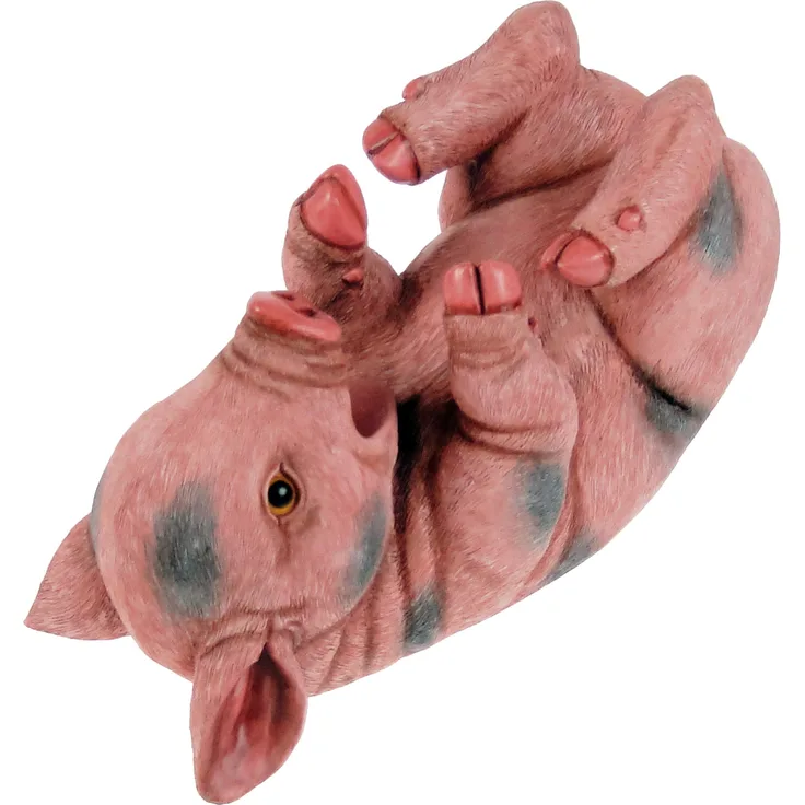 Nemesis Now Guzzlers Weinflaschenhalter Schwein, 21 cm, Pink