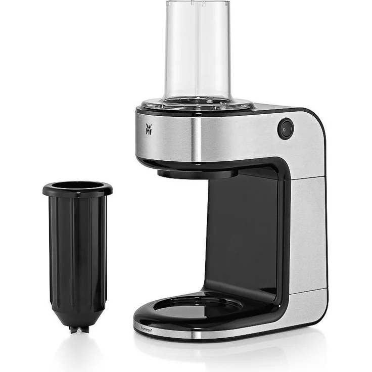 WMF Kult X Spiralschneider elektrisch, Zoodle Maker für Gemüsenudeln, Zucchini Nudeln Schneider, drei Schneideinsätze und Auffangbehälter  – Bild 3