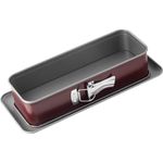 Dr. Oetker Königskuchen Springform 30 x 12 cm, mit Auslaufsschutz, Kastenform, für saftige Rührkuchen,schicke Zweifarben-Optik, Menge: 1 Stück