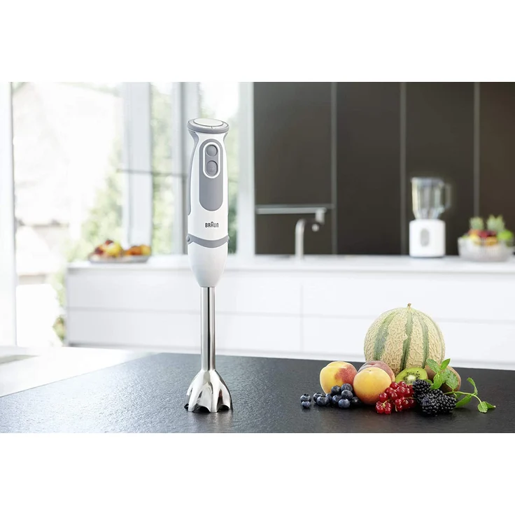 Braun MQ5200WH MultiQuick Stabmixer, 1000 W, 21 Geschwindigkeitsstufen und Turbo-Funktion, Powerbell Plus, inklusive Messbecher 600 ml, weiß – Bild 4