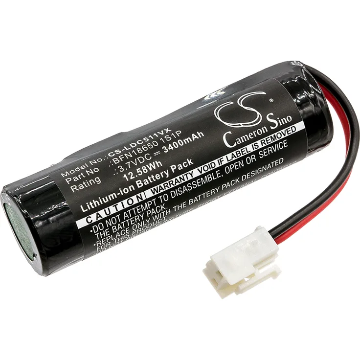 Cameron Sino Ersatzakku CS-LDC511VX, Leifheit 51000 / BFN18650 1S1P, 3,7 Volt 3400mAh Li-Ion