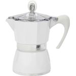 G.A.T. 2790000080 Espressokocher bereitet bis zu 3 Tassen, weiß