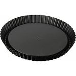 Dr. Oetker Obstkuchenform Ø 28 cm, klassische Backform für köstlichen Tortenboden, Quicheform aus Stahl mit Antihaftbeschichtung, Menge: 1 Stück