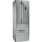 Bauknecht KSN 19 IN French-Door-Kühlschrank, freistehend, edelstahl, NoFrost, Breite 70 cm