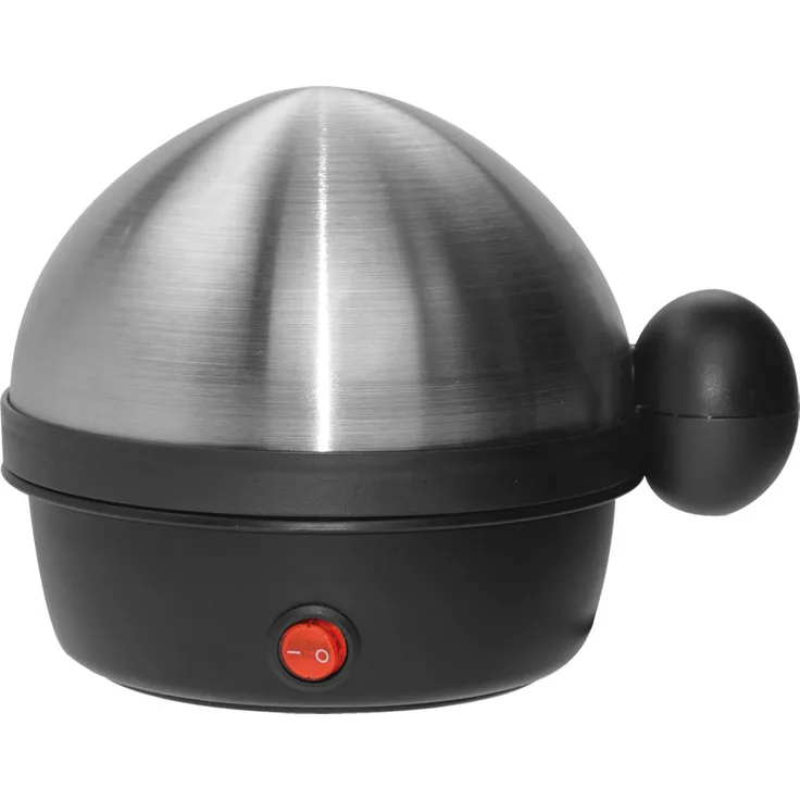 Slabo Eierkocher gebürstetes rostfreies Edelstahl, schwarz