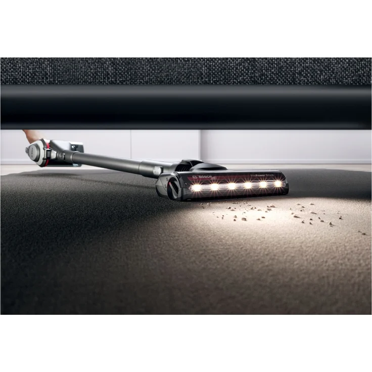 Bosch BKS821MPOW Unlimited Gen2 Serie 8 Handstaubsauger, 45 min Akkubetrieb, Akkuwechsel-Option, 3 Saugmodi, schwarz-rot – Bild 14