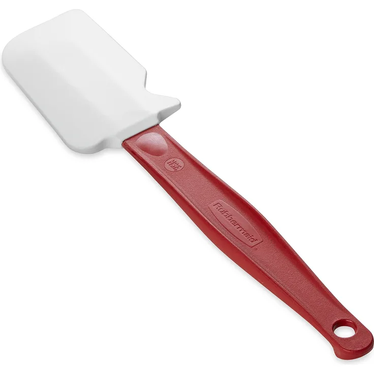 Rubbermaid Commercial Products Commercial High-Heat Silicone Spatula, 24 cm, Red Handle
