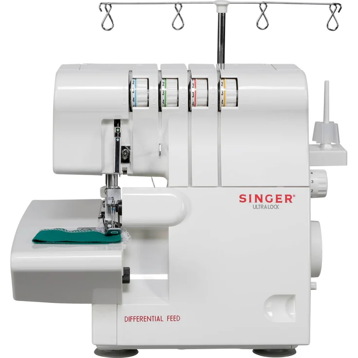 Singer 14SH 654 Overlock- NähMaschine  Differentialtransport bewegliches Obermesser  – Bild 2