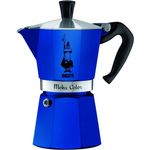 Bialetti 0002033-MR Moka Color Espressokocher Aluminium 3 Tassen blau