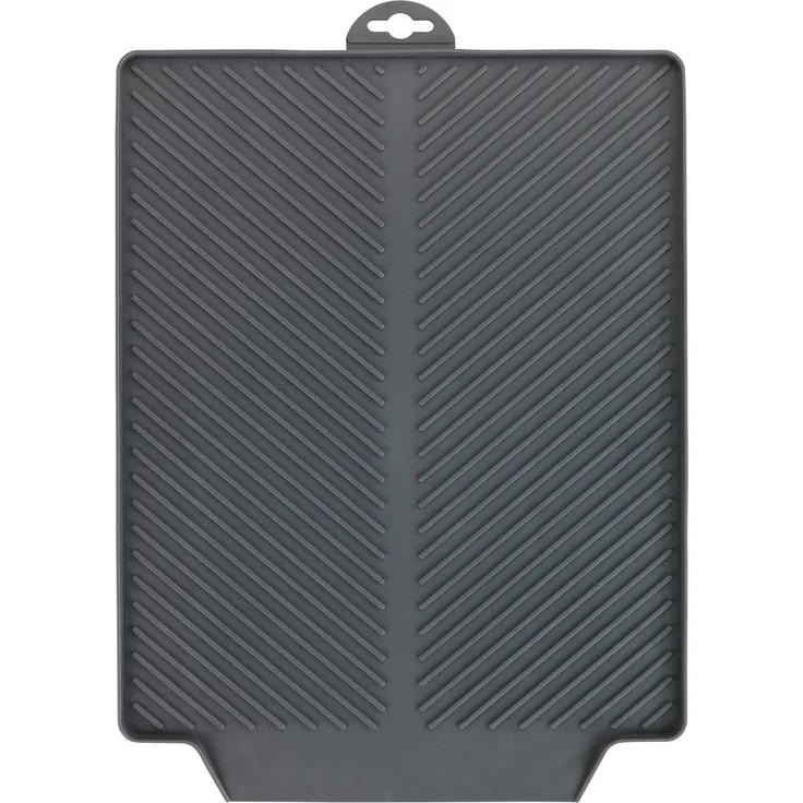 WENKO Abtropfmatte Linea Grau