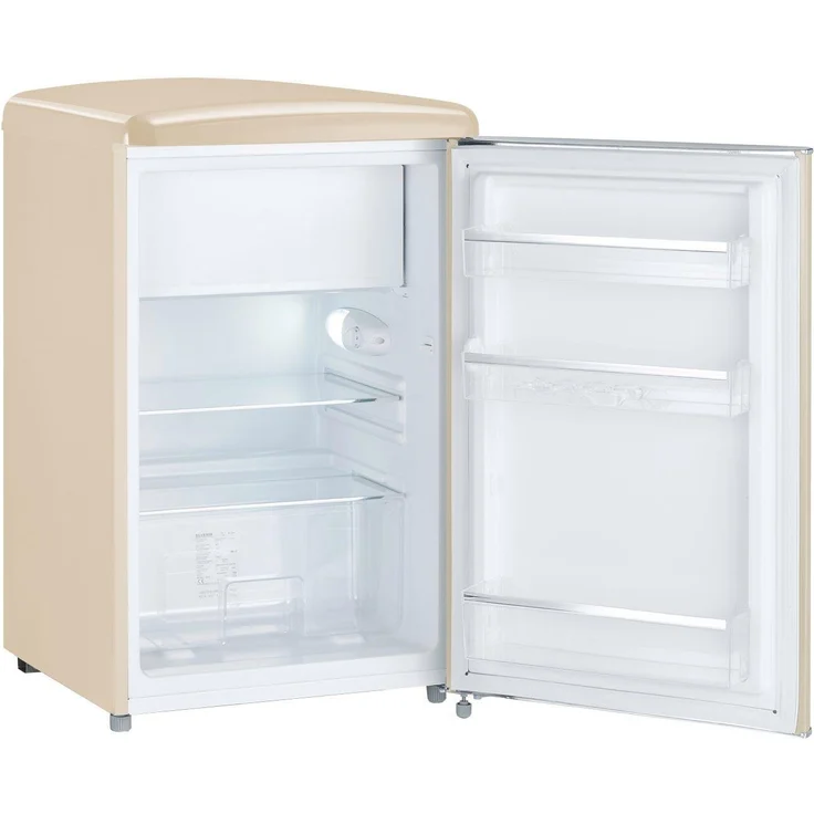 Severin RKS 8833 Kühlschrank, freistehend, cremefarben, LED, Breite 55 cm, Energieklasse D – Bild 2