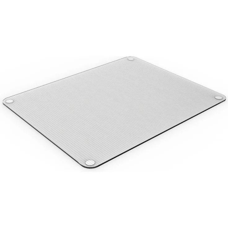 Pebbly 99-14TRABIG Splash Schneidebrett aus Glas, rechteckig, transparent, 40 x 50 cm