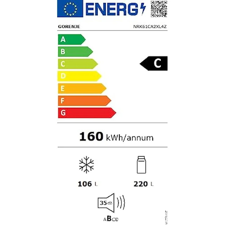 Gorenje NRK 61 CA2XL4Z Kühl-Gefrierkombination/NoFrostPlus/IonAir mit Multiflow 360° / Convert ZeroZone/AdaptTech/LED Display / 185 cm/Kühlteil 220 l/Gefrierteil 106 l/EEK: C/Edelstahl – Bild 6