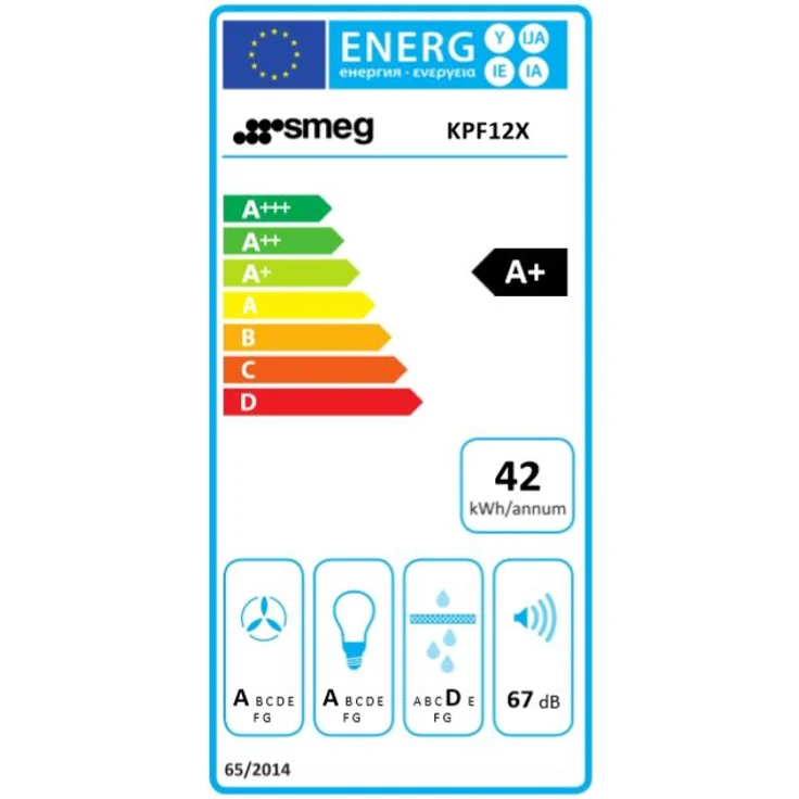Smeg KPF12 Wandhaube 120 cm Portofino Design Edelstahl – Bild 2
