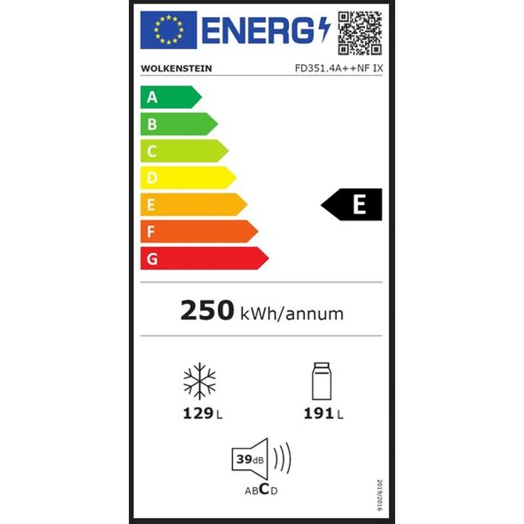 Wolkenstein FD351.4 NF IX French-Door-Kühlschrank, freistehend, silber, NoFrost, Schnellgefrieren, LED, Breite 63.5 cm, Energieklasse E – Bild 12