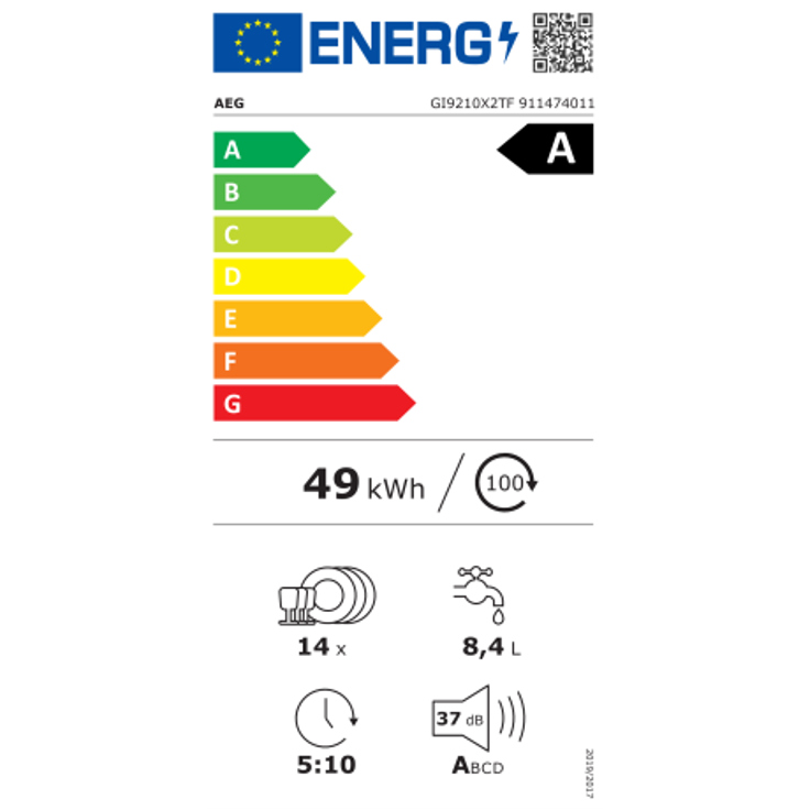 AEG GI9210X2TF Geschirrspüler mit EasyFlex Pro, SatelliteClean Pro, SmartSelect Connect und 4in1 FlexHolder – Bild 2