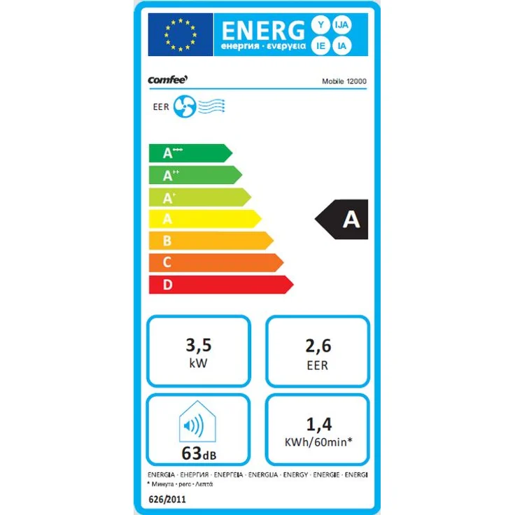 Comfee Mobile 12000, Mobile Klimaanlage – Bild 17