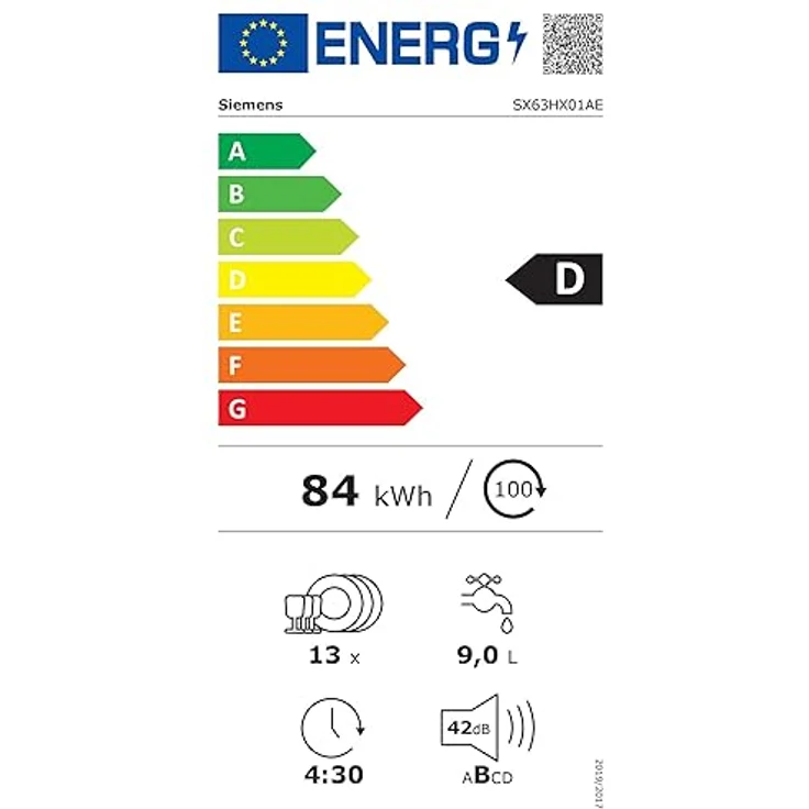 Siemens iQ300, Vollintegrierter Geschirrspüler, 60 cm, XXL, SX63HX01AE – Bild 7