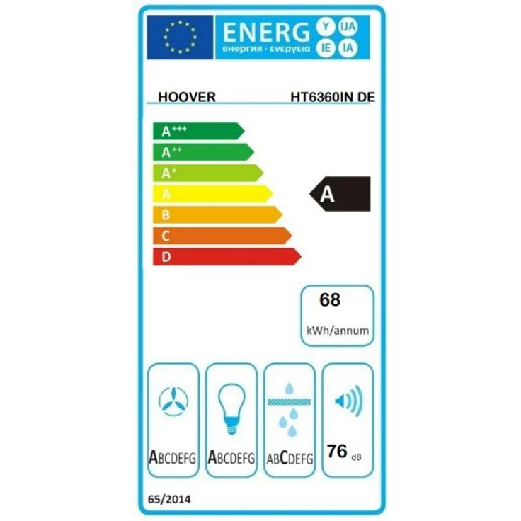 Hoover HOC3U3148IND, Dunstabzugshaube mit 60 cm Breite – Bild 2