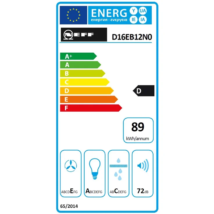 Neff N 30 DEB1612NMK, D16EB12N0+Z5101X0, Motorhaube, Standard, Breite: 60 cm, Tiefe: 48.2 cm, Abzug & Umluft, mit internem Motor, rostfreier Edelstahl – Bild 7