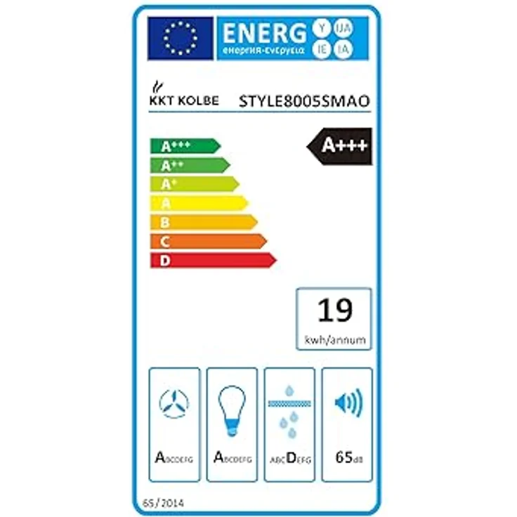 KKT KOLBE STYLE8005SMAO Dunstabzugshaube 80 cm 782 cbm/h WLAN RGBW-LED-Beleuchtung SensorTouch Bedienung, Edelstahl schwarzes Glas – Bild 6