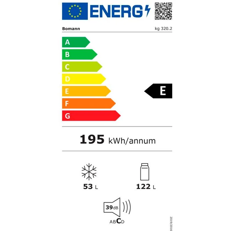 Bomann KG 320.2 W Kühl-Gefrierkombination, freistehend, rot, Breite 49.5 cm, Energieklasse E – Bild 12