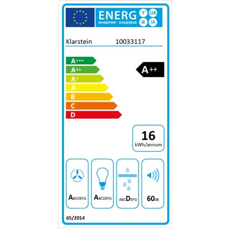 Klarstein Mirage 90 Dunstabzugshaube Touch-Panel RGB-Ambiente-Licht – Bild 11