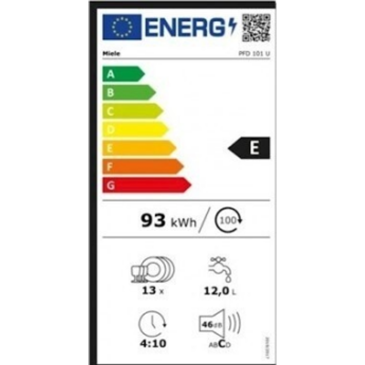Miele PFD101U ws, Gewerbegeschirrspüler - Preisvergleich – Bild 2