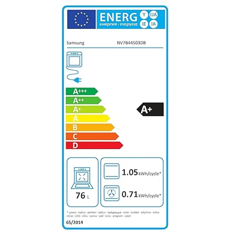 Samsung NV7B44503DB/U1 Einbaubackofen,76 ℓ, Dual Cook Flex, Pyrolytische Selbstreinigung, SmartThings Cooking, XXL-Garraum, Black Stainless Steel – Bild 6