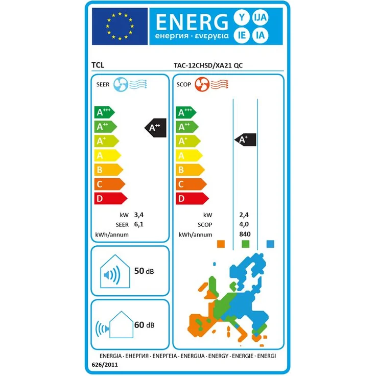 TCL TAC-12CHSD-XA41 QC Split-Klimagerät mit Quick Connect – Bild 2