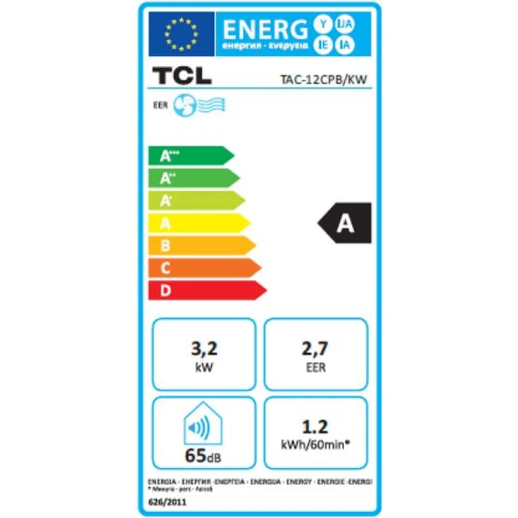 TCL TAC-12CPB/KW 12000 Monoblock Klimagerät weiß – Bild 7