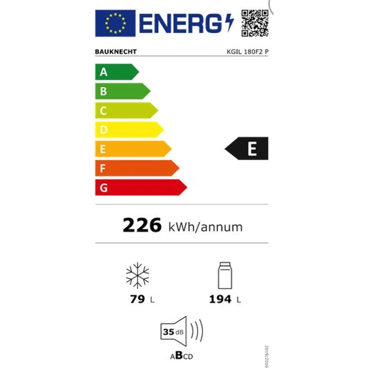 Bauknecht KGIL 180F2 P Kühl-Gefrierkombination, Einbau, weiß, 0-Grad-Zone, LED, Breite 55.7 cm – Bild 6