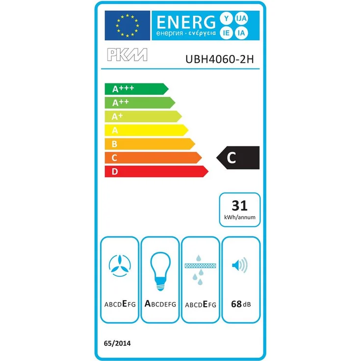 PKM UBH4060-2H Dunstabzugshaube-Standard – Bild 2