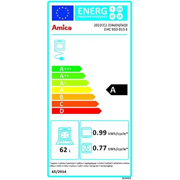 Amica Einbau Herdset Glaskeramik Kochfeld Backofen Umluft Timer Bräterzone Ceran – Bild 4