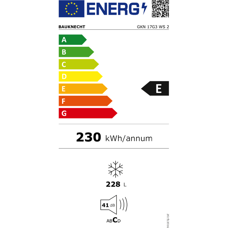 Bauknecht GKN 17G3 WS 2 Gefrierschrank, freistehend, weiß, NoFrost, Breite 59.5 cm, Energieklasse E – Bild 14