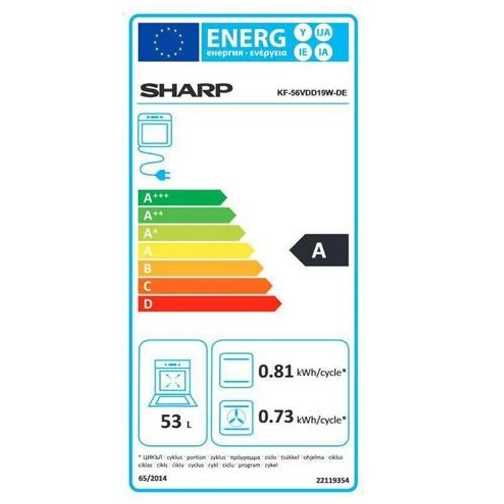 Sharp Elektro-Standherd KF-56VDD19W-DE – Bild 7
