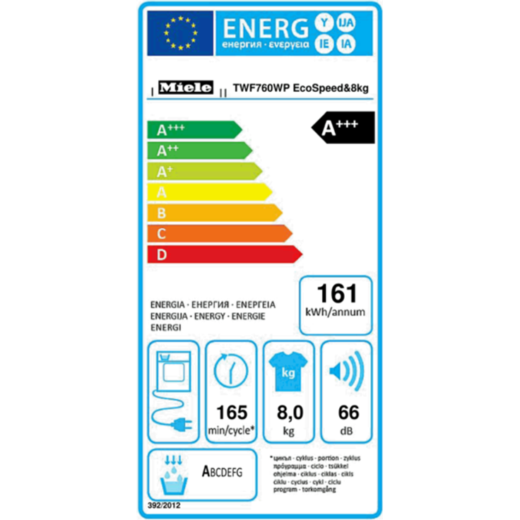 Miele TWF760WP EcoSpeed&8kg, Wärmepumpentrockner, A+++, Fassungsvermögen 8 kg, Standgerät, Breite 59,6 cm – Bild 7