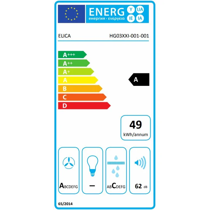 Elica NikolaTesla Flame PRF0147741A Gas-Kochfeldabzug Schwarz – Bild 6