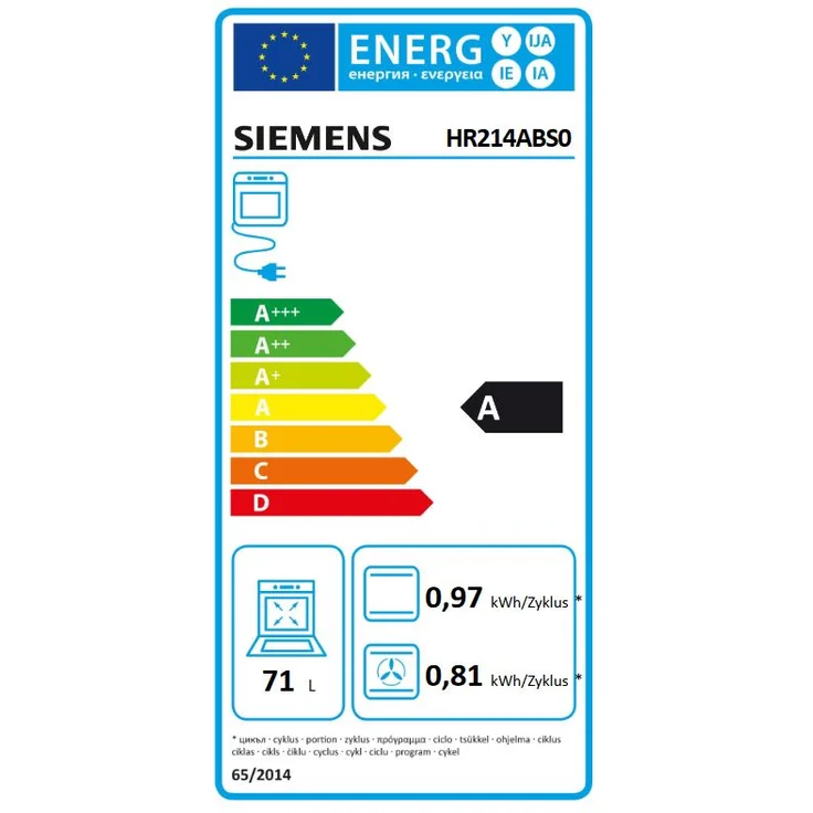 Siemens HR214ABS0 iQ300 Einbau-Backofen mit Dampfunterstützung powerLine – Bild 2