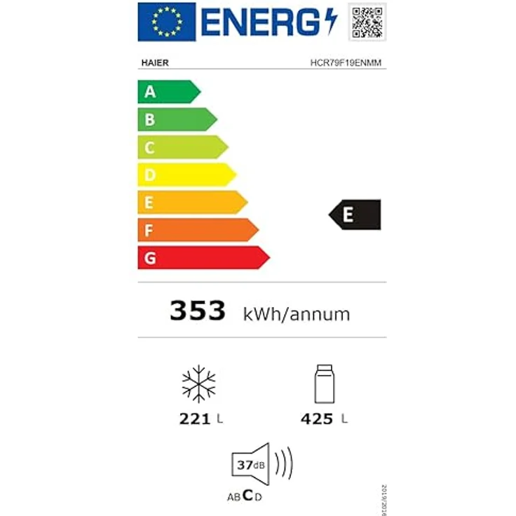 Haier HCR3818ENMM CUBE 83 SERIE 3 Kühl-Gefrierkombination / 4 Door mit Edelstahlfront/Total No Frost/Inverter Kompressor/XL-Slim-Line Air Surround – Bild 6