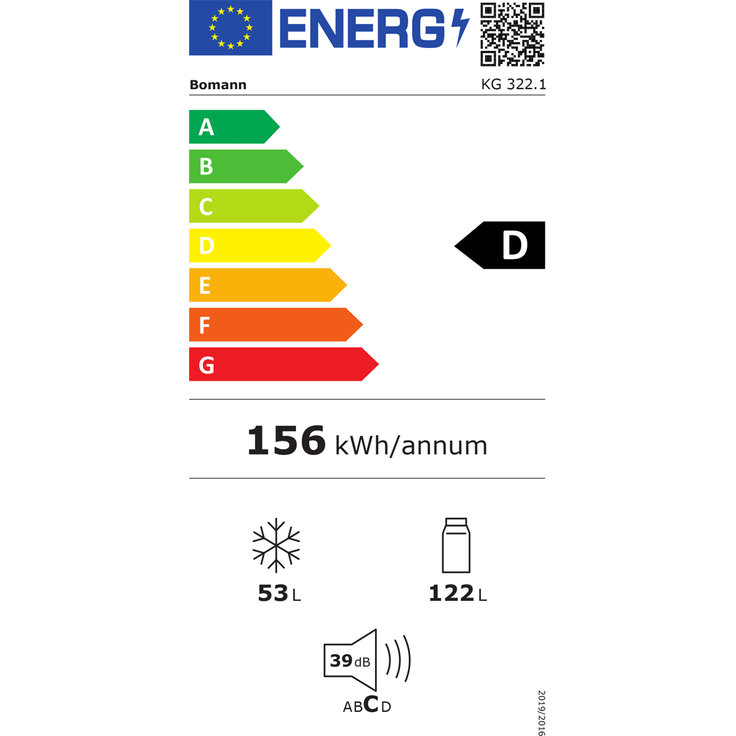 Bomann KG 322.1 w Kühl-Gefrierkombination, freistehend, weiß, Energieklasse D – Bild 8